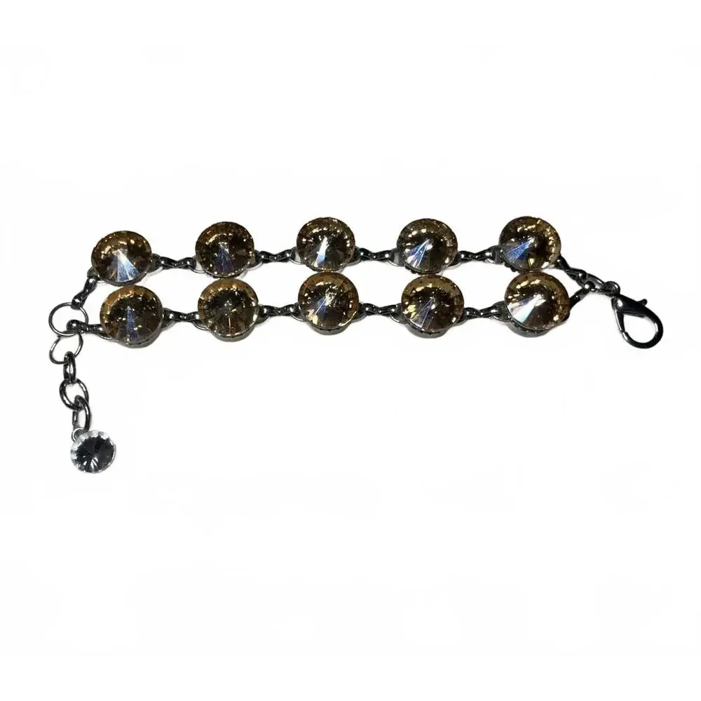 = Bright Gold Statement Bracelet